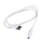 Cablu de date SIKS incarcare microUSB, lungime de 1m, Alb fotografia produsului