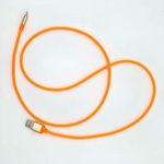 Cablu de Date SIKS USB Tip C, 1m, Portocaliu fotografia produsului View 5 S