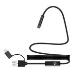 Endoscop 3 In 1 SIKS, USB C Pentru Android, Camera Universala Slim Pentru Inspectie Auto fotografia produsului