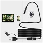 Endoscop 3 In 1 SIKS, USB C Pentru Android, Camera Universala Slim Pentru Inspectie Auto fotografia produsului View 7 S
