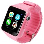 Smartwatch iUni V8K, 1.54", GPS, Bratara silicon (Roz) fotografia produsului