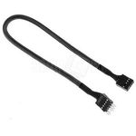 Cablu prelungitor audio Bitfenix, 30 cm (Negru) fotografia produsului
