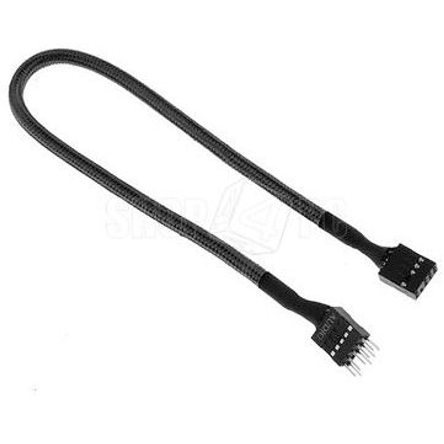 Cablu prelungitor audio Bitfenix, 30 cm (Negru) fotografia produsului