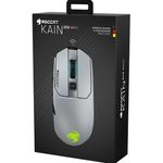 Mouse Gaming Roccat Kain 202 AIMO, Wireless, iluminare RGB (Alb) fotografia produsului View 5 S