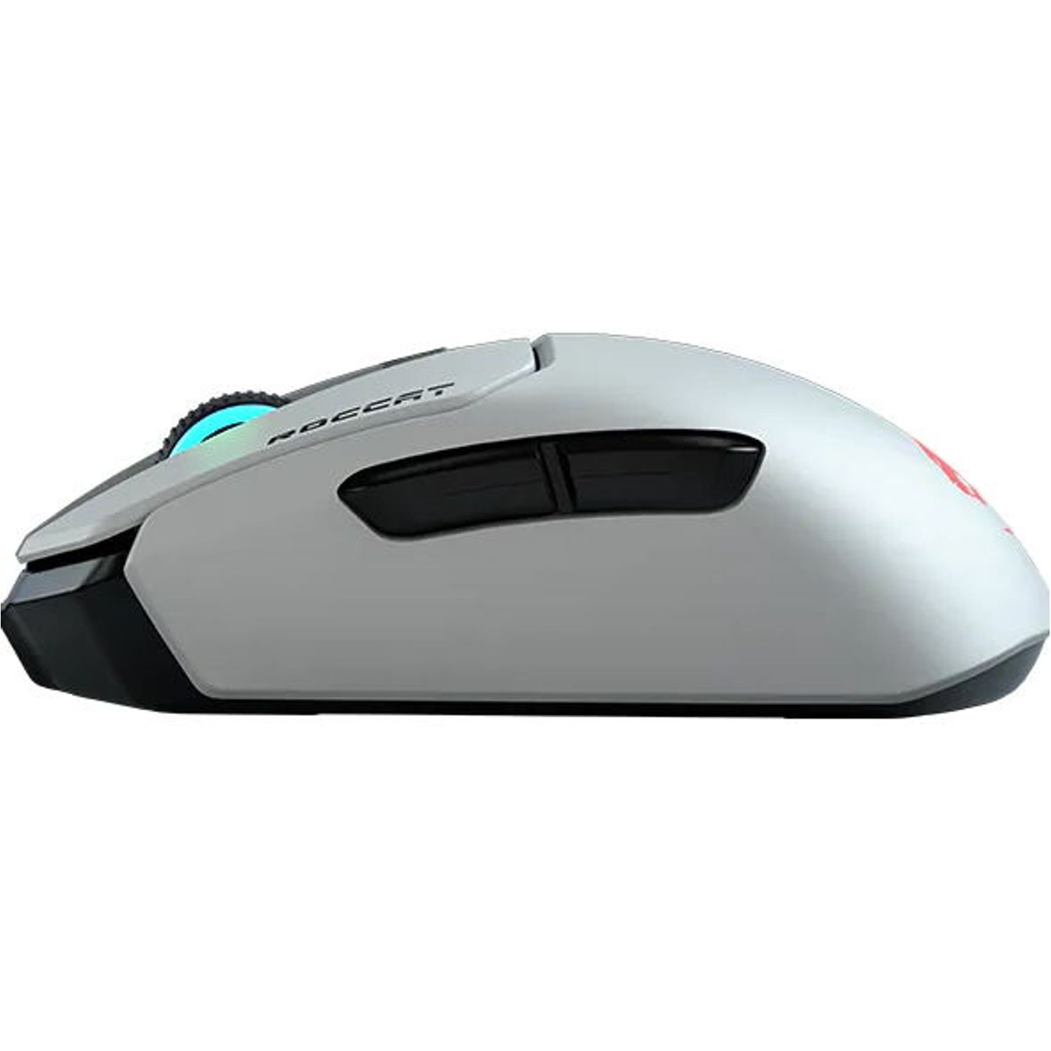 Mouse Gaming Roccat Kain 202 AIMO, Wireless, iluminare RGB (Alb) fotografia produsului View 3 L