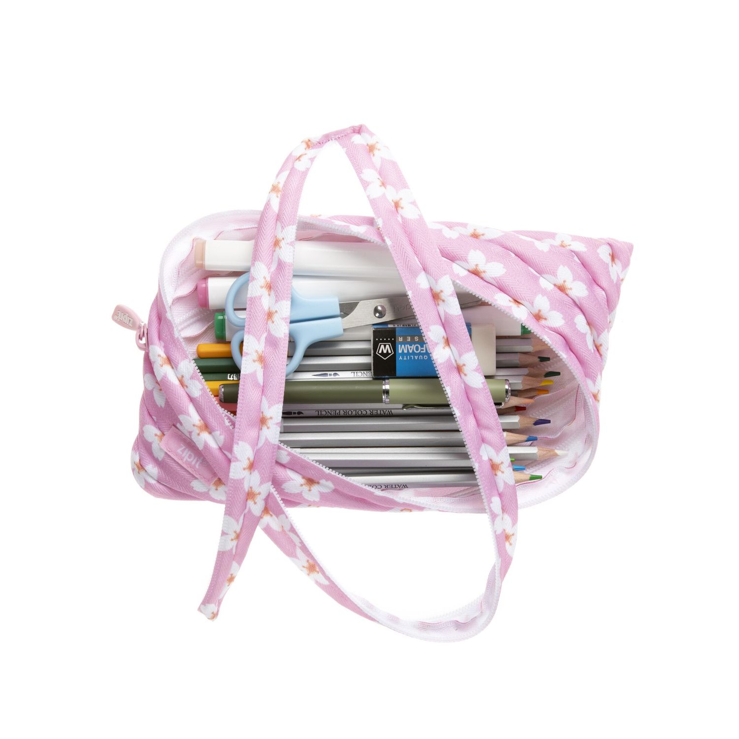 Penar cu fermoar, ZIPIT Fresh Jumbo, Roz fotografia produsului View 2 L