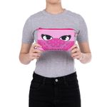 Penar dublu cu fermoar si masca material textil, ZIPIT Face-It Bandit - Roz fotografia produsului View 4 S