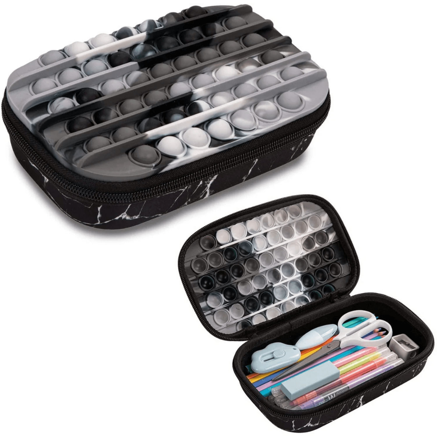 Penar cu fermoar ZIPIT ZIP & POP Storage Box (Negru) fotografia produsului View 3 L