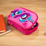 Penar cu fermoar ZIPIT Sensory Storage Box (Roz) fotografia produsului View 6 S