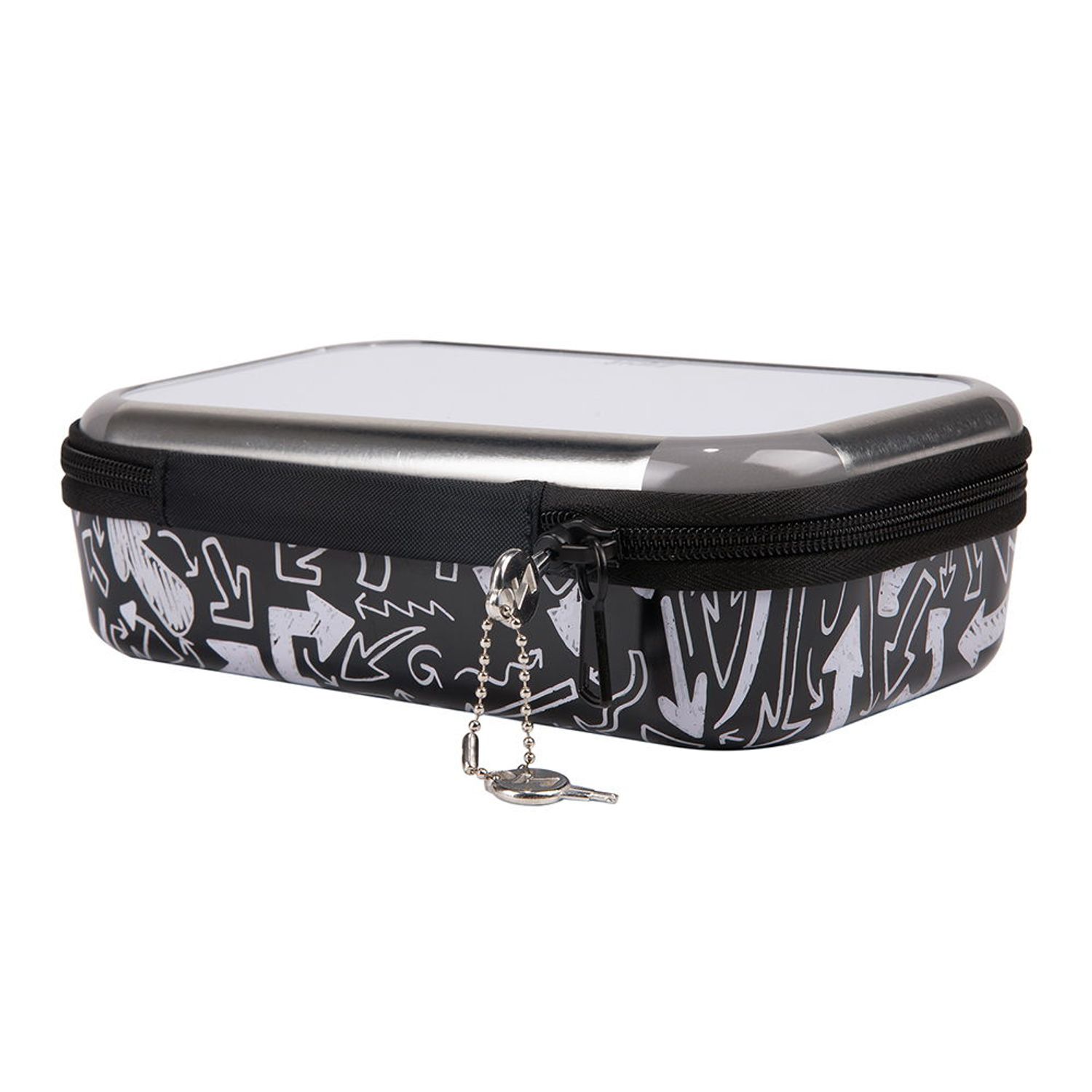 Penar cu fermoar ZIPIT & LOCK Tin (Argintiu) fotografia produsului View 2 L
