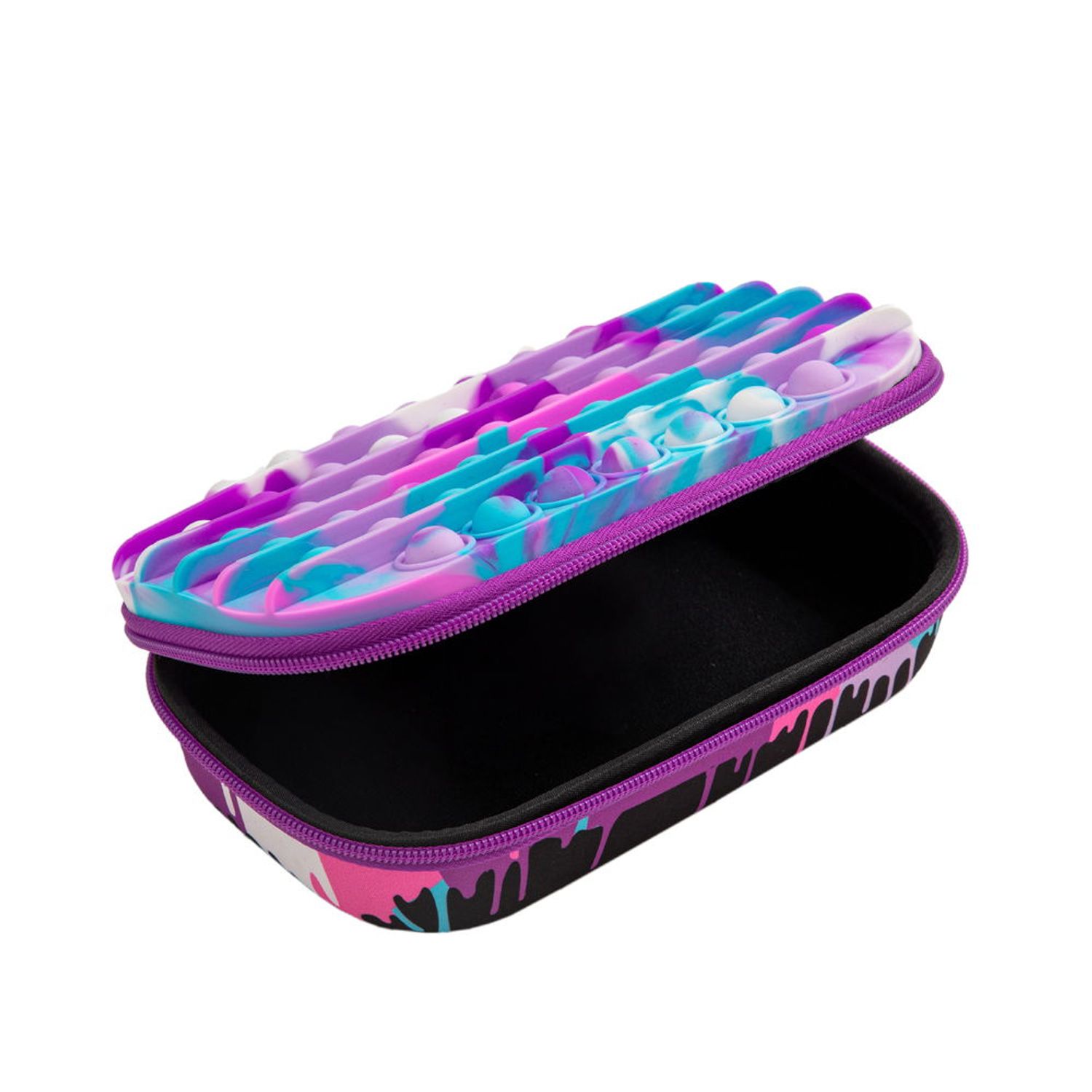 Penar cu fermoar ZIPIT ZIP & POP Storage Box (Mov) fotografia produsului View 2 L