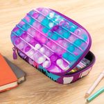 Penar cu fermoar ZIPIT ZIP & POP Storage Box (Mov) fotografia produsului View 4 S