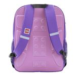 Rucsac mov LEGO M-Line, cu buzunar frontal - design Purple Heart fotografia produsului View 2 S