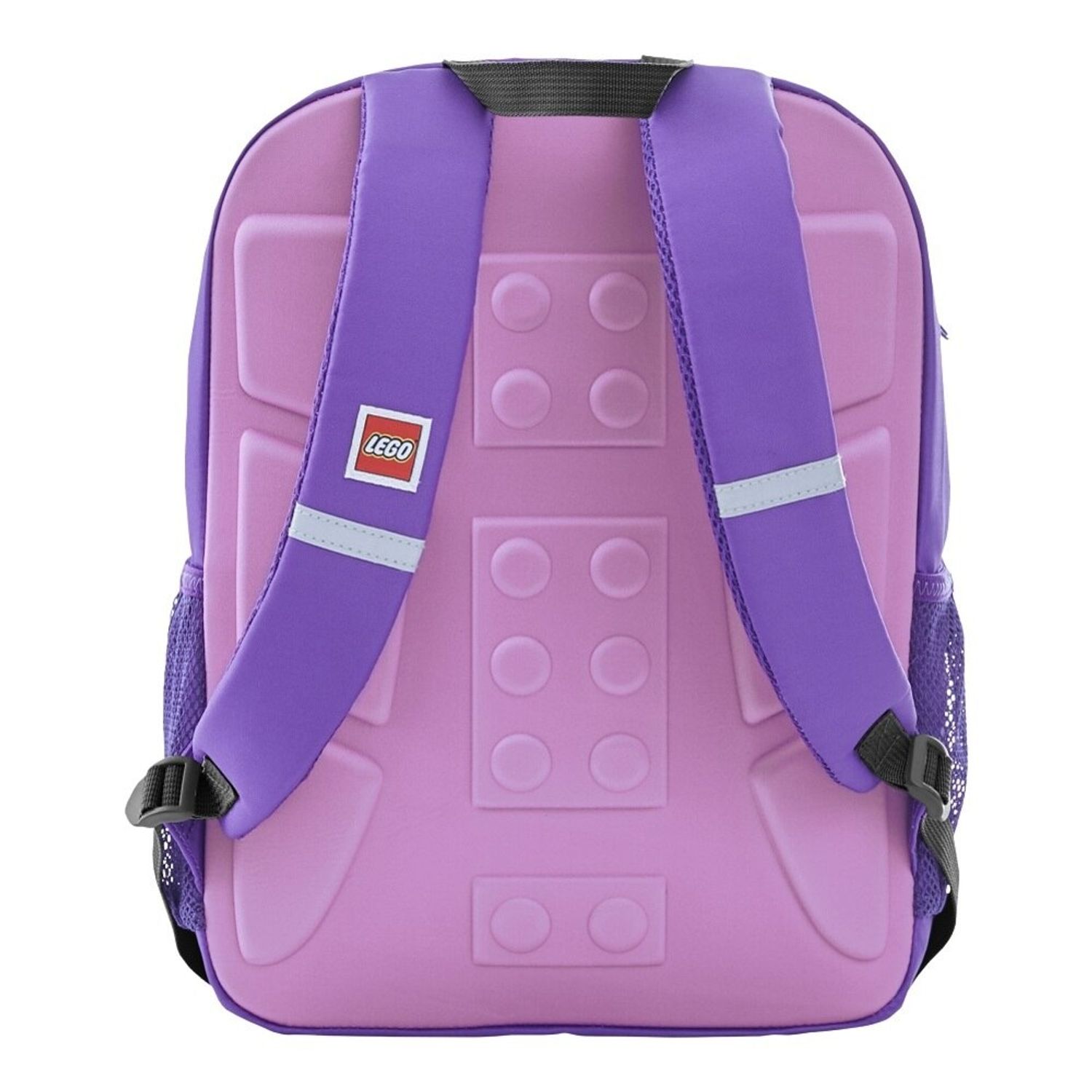 Rucsac mov LEGO M-Line, cu buzunar frontal - design Purple Heart fotografia produsului View 2 L