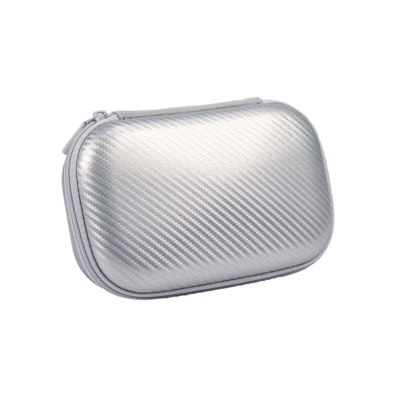 Penar cu fermoar ZIPIT Carbon Storage Box cu buzunar interior (Argintiu) fotografia produsului