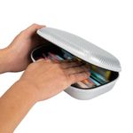 Penar cu fermoar ZIPIT Carbon Storage Box cu buzunar interior (Argintiu) fotografia produsului View 6 S