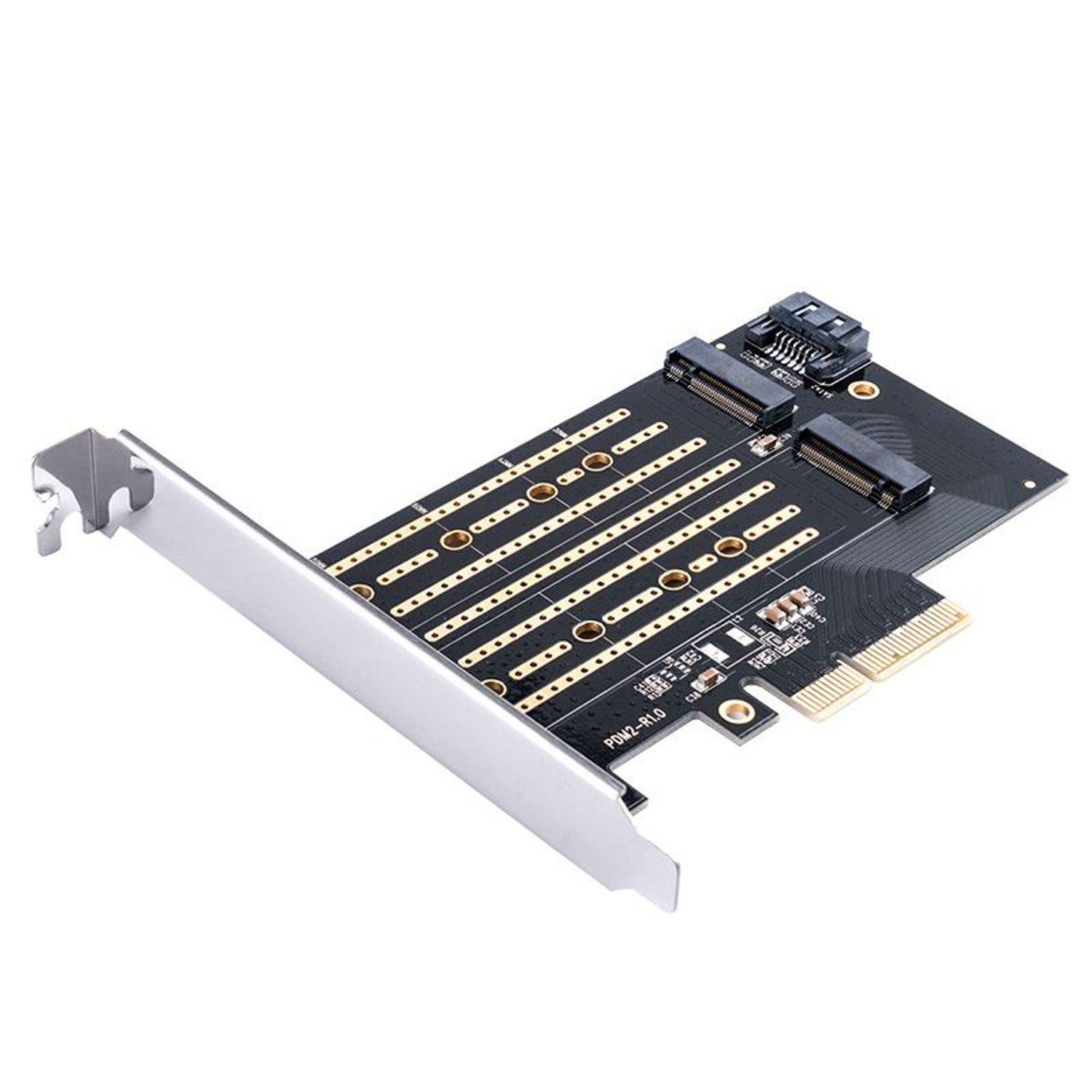 Adaptor  Orico PDM2, PCI-Express - 2 x  M.2 NVME fotografia produsului View 4 L