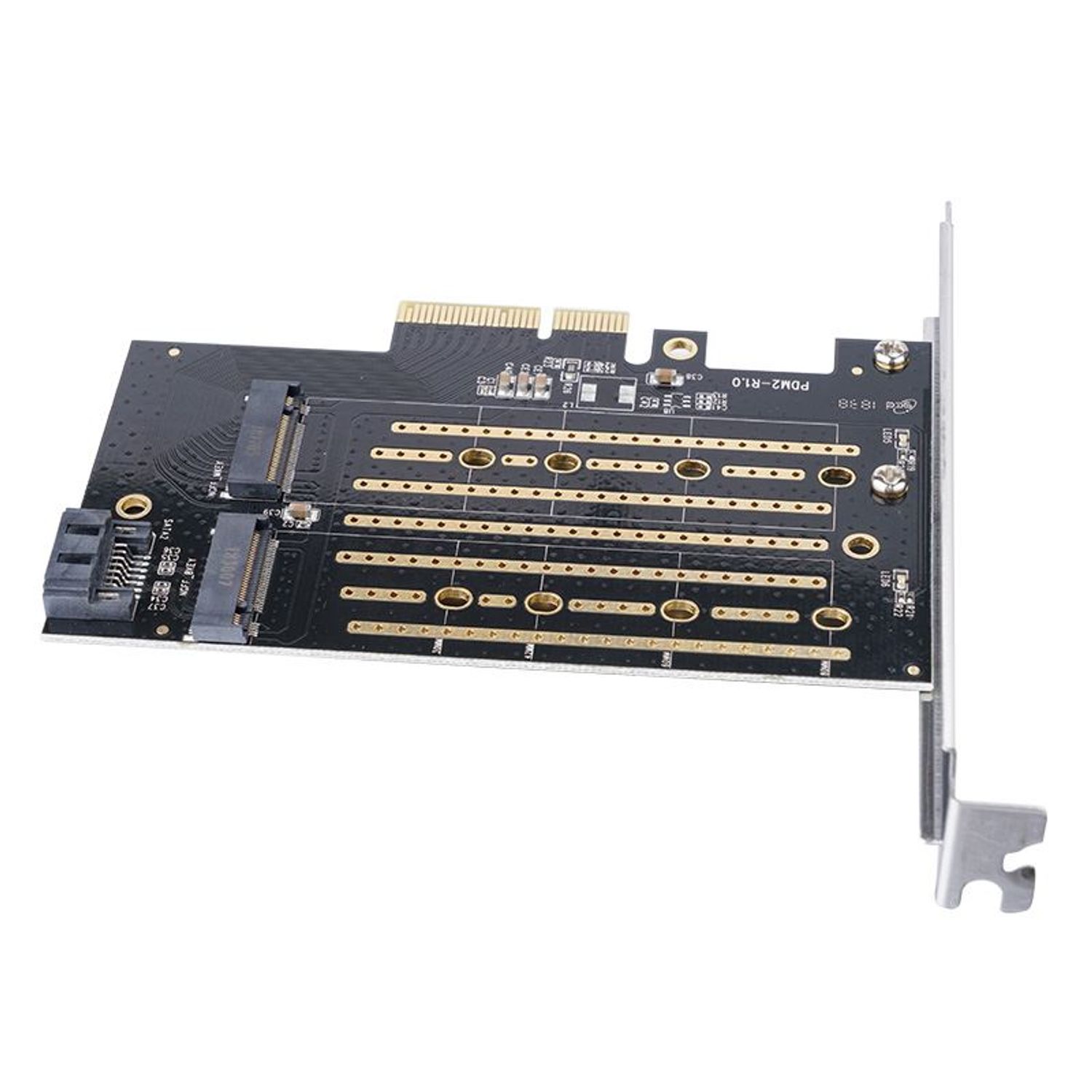 Adaptor  Orico PDM2, PCI-Express - 2 x  M.2 NVME fotografia produsului View 2 L