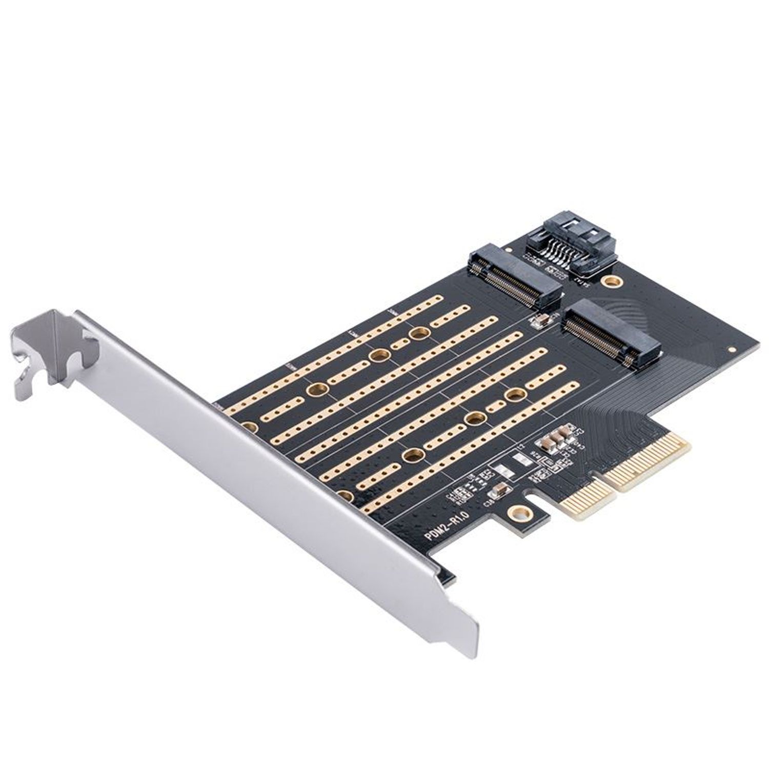 Adaptor  Orico PDM2, PCI-Express - 2 x  M.2 NVME fotografia produsului View 3 L