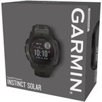 Ceas activity outdoor tracker  Garmin Instinct Solar, GPS, Bluetooth, ecran LCD 0.9",  Rezistenta la apa 10 ATM (Negru) fotografia produsului View 7 S