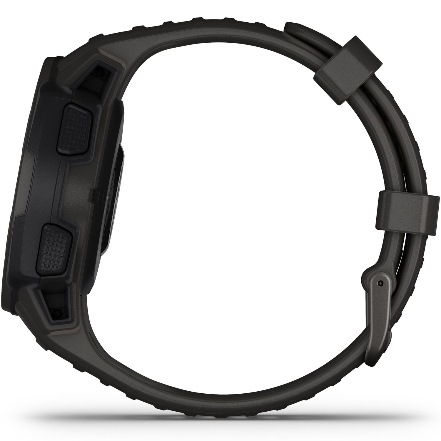 Ceas activity outdoor tracker  Garmin Instinct Solar, GPS, Bluetooth, ecran LCD 0.9",  Rezistenta la apa 10 ATM (Negru) fotografia produsului View 4 L