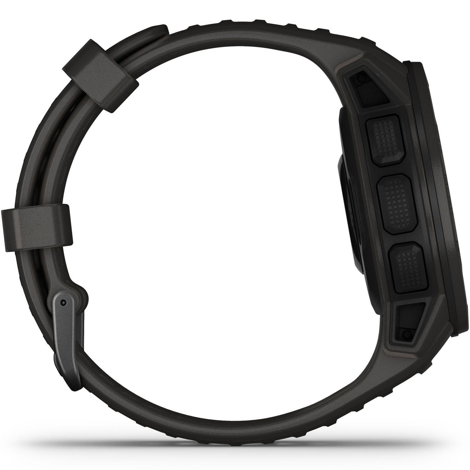 Ceas activity outdoor tracker  Garmin Instinct Solar, GPS, Bluetooth, ecran LCD 0.9",  Rezistenta la apa 10 ATM (Negru) fotografia produsului View 5 L