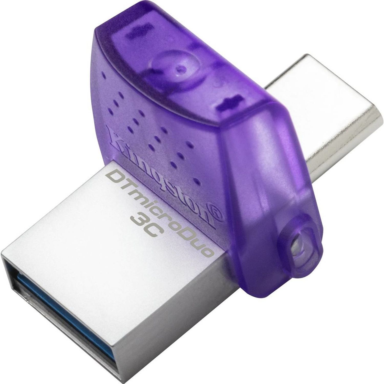 Memorie USB Kingston DataTraveler microDuo 3C G3, 256GB, USB-C/ USB-A 3.0 fotografia produsului View 2 L