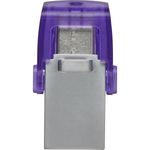Memorie USB Kingston DataTraveler microDuo 3C G3, 256GB, USB-C/ USB-A 3.0 fotografia produsului View 4 S