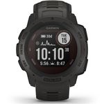 Ceas activity outdoor tracker  Garmin Instinct Solar, GPS, Bluetooth, ecran LCD 0.9",  Rezistenta la apa 10 ATM (Negru) fotografia produsului View 2 S