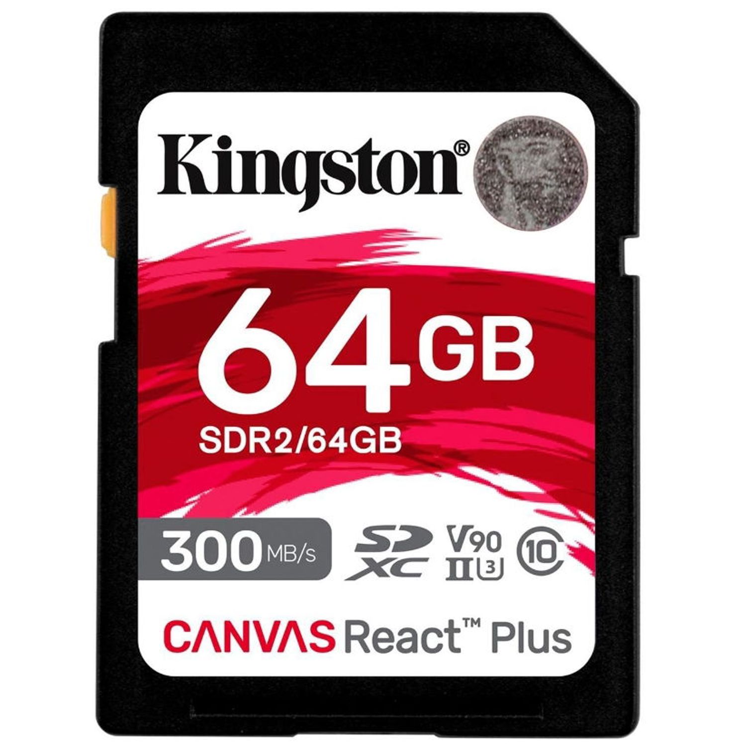 Card de memorie Kingston Canvas React Plus SDXC, 64GB, UHS-II U3, Class 10, V90 fotografia produsului