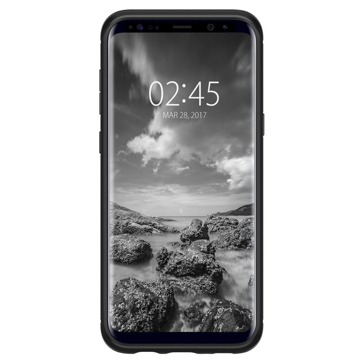 Husa Spigen Rugged Armor pentru Samsung Galaxy S8 (Negru) fotografia produsului View 4 L
