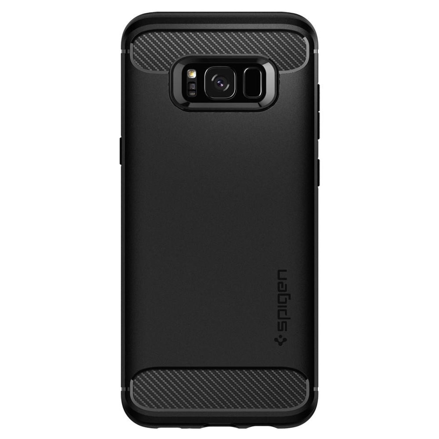 Husa Spigen Rugged Armor pentru Samsung Galaxy S8 (Negru) fotografia produsului View 3 L