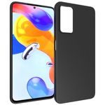 Protectie Spate Lemontti Silky pentru Xiaomi Redmi Note 11 (Negru) fotografia produsului View 2 S