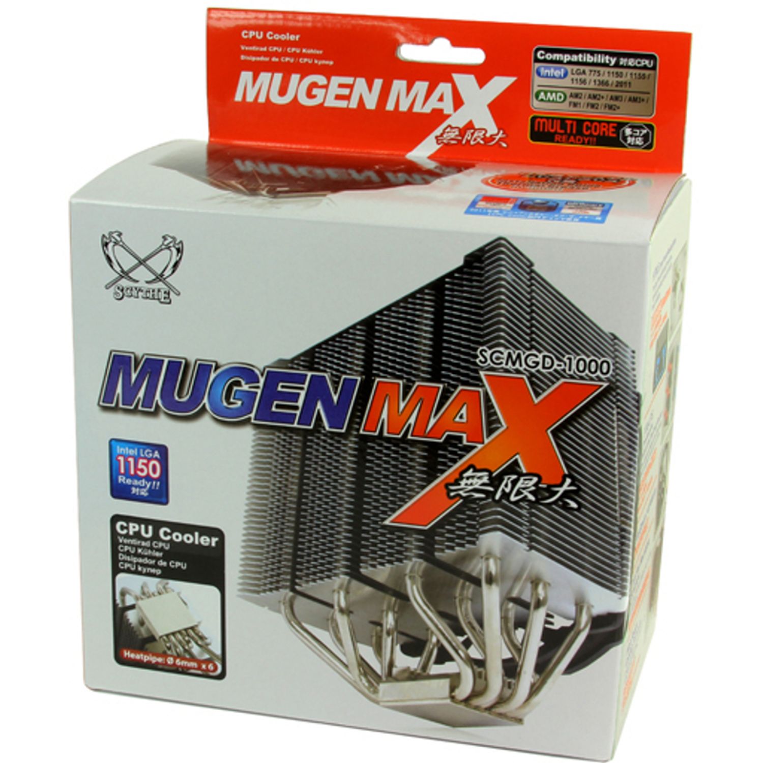 Cooler CPU Scythe Mugen MAX fotografia produsului View 18 L