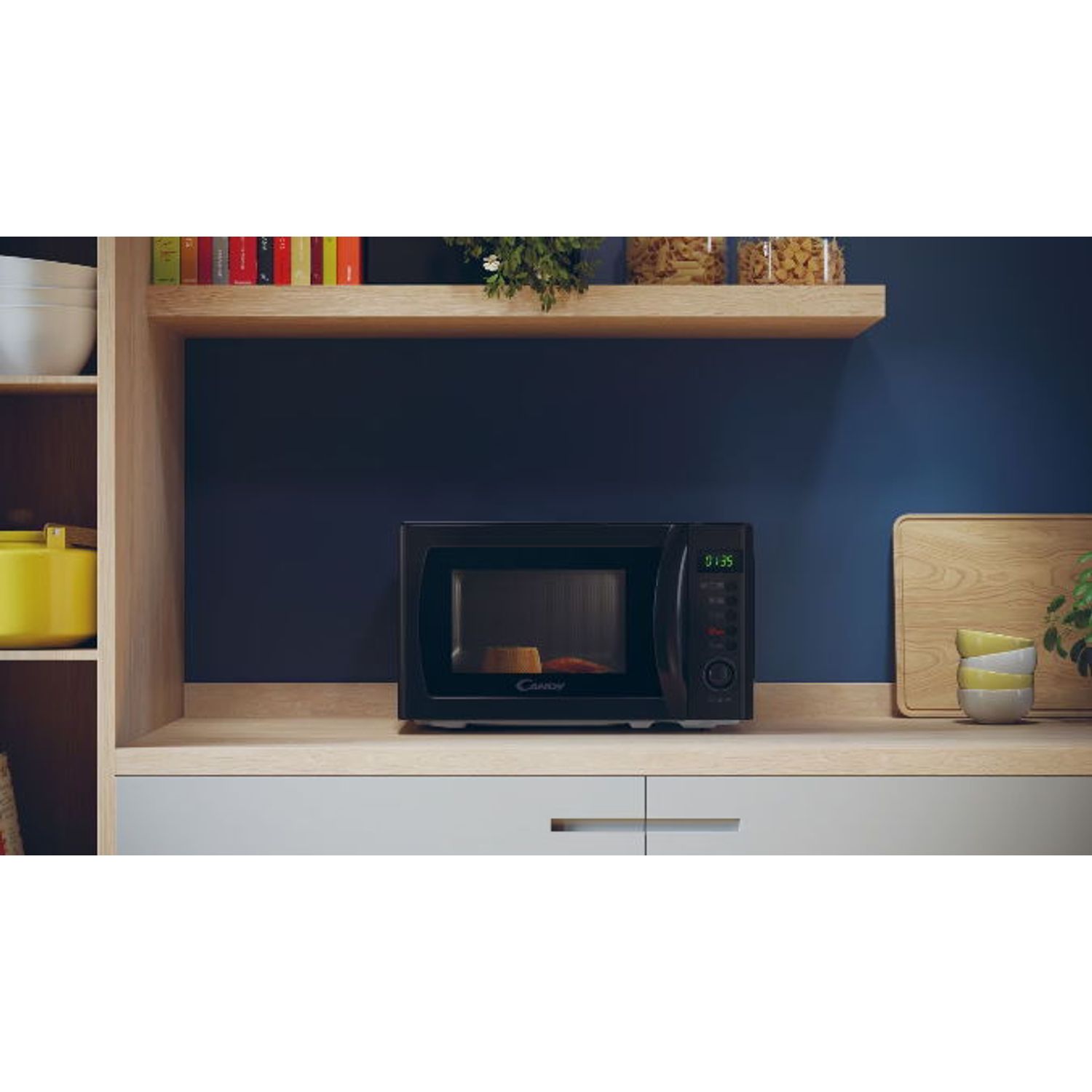 Cuptor cu microunde Candy Idea CMGA20SDLB, 700 W, 20 L, Grill, Digital, Display (Negru) fotografia produsului View 4 L