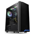 Carcasa Thermaltake H100, MidTower, Tempered Glass (Negru) fotografia produsului