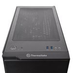 Carcasa Thermaltake H100, MidTower, Tempered Glass (Negru) fotografia produsului View 3 S
