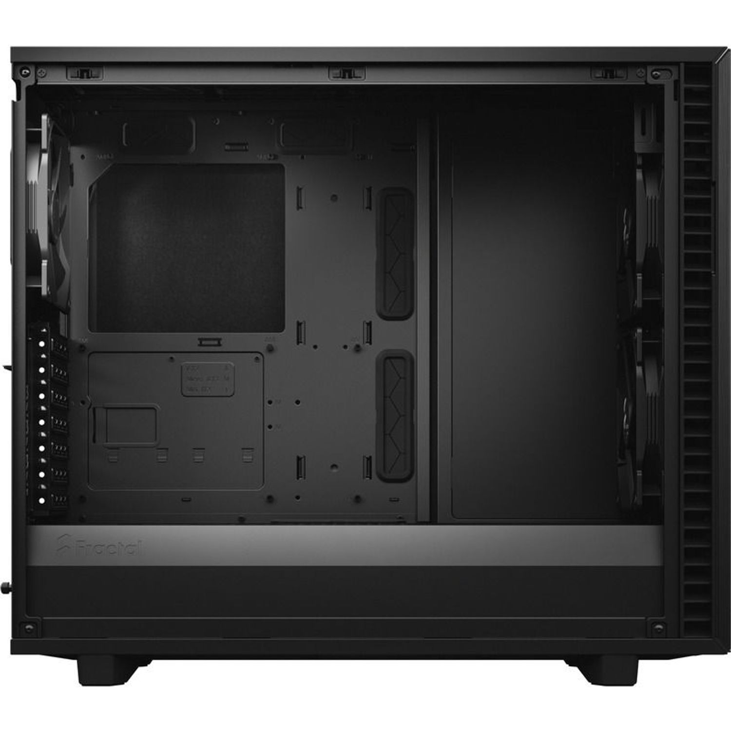 Carcasa Fractal Design Define 7 Black Solid, Middle Tower (Negru) fotografia produsului View 4 L