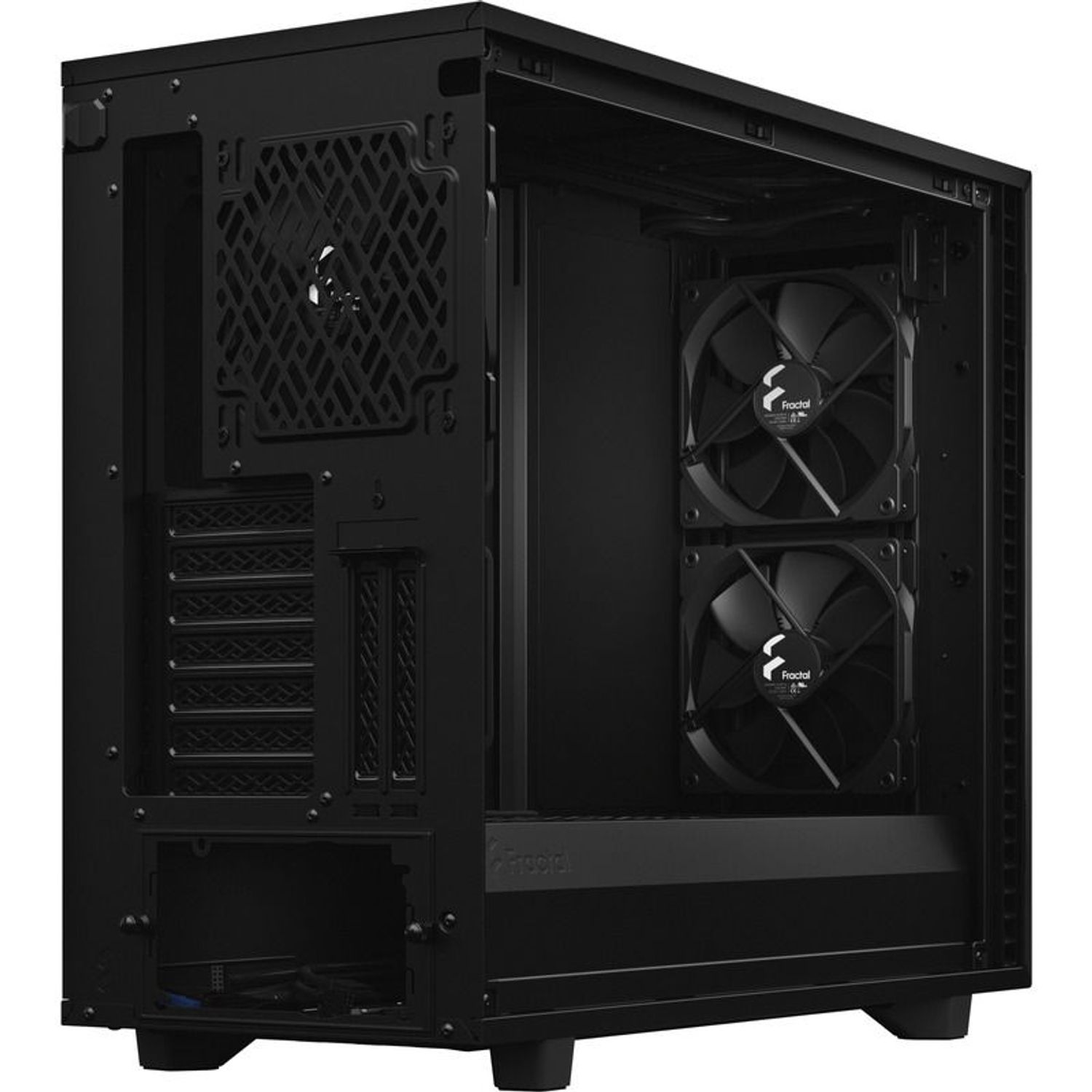 Carcasa Fractal Design Define 7 Black Solid, Middle Tower (Negru) fotografia produsului View 6 L