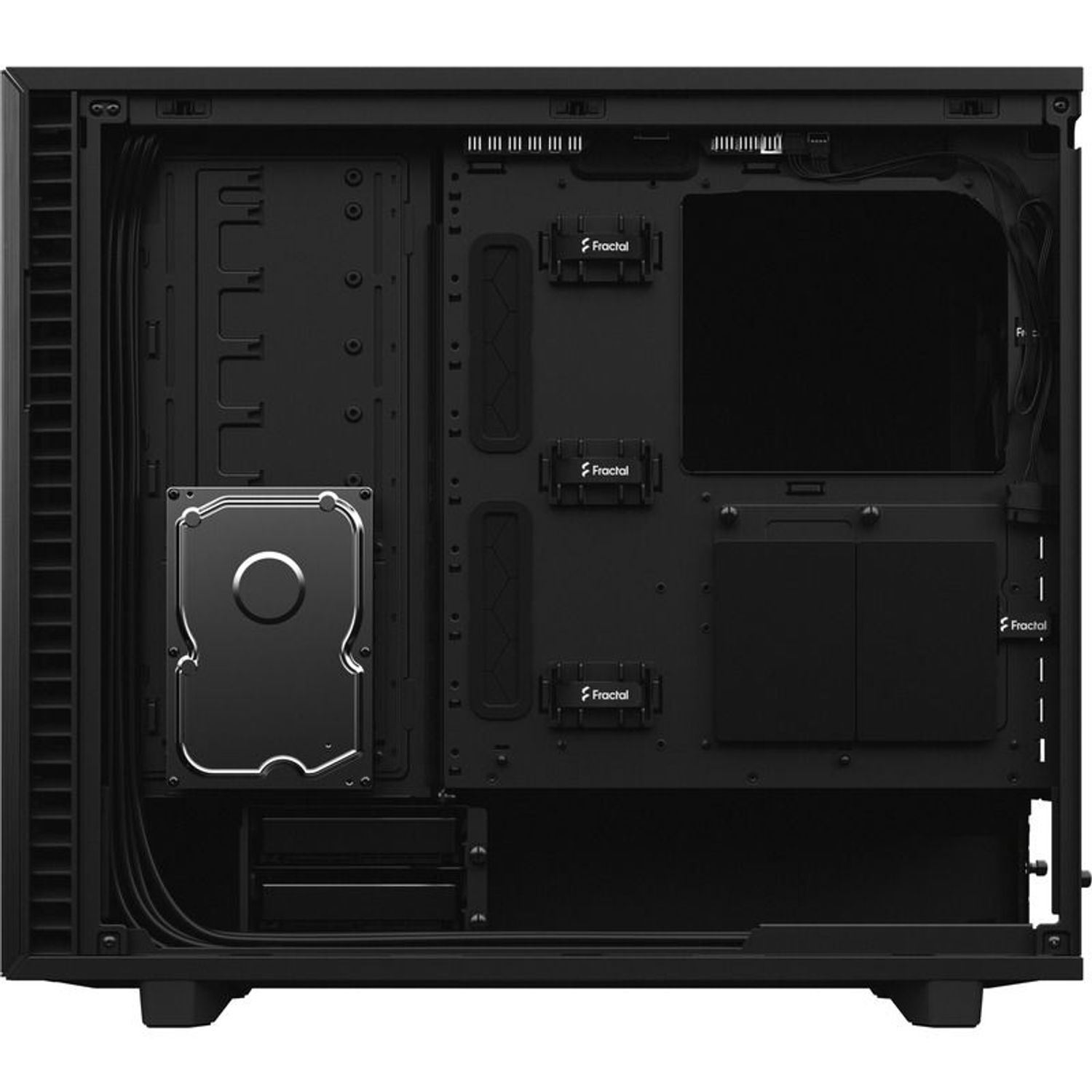 Carcasa Fractal Design Define 7 Black Solid, Middle Tower (Negru) fotografia produsului View 10 L