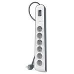 Prelungitor Belkin BSV603VF2M, 6 prize, 2 m (Alb) fotografia produsului
