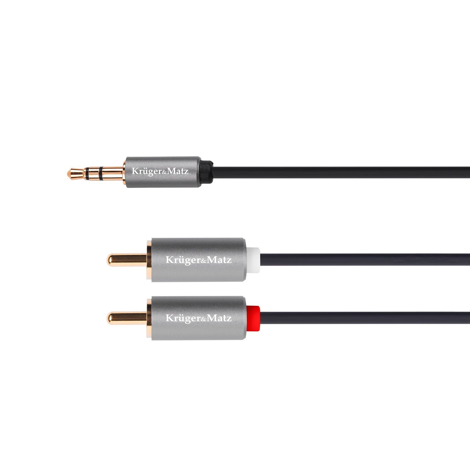 Cablu Jack 3.5 - 2 x RCA 3 m Kruger&Matz Basic fotografia produsului