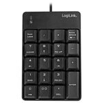 Tastatura numerica LogiLink ID0184, USB (Negru) fotografia produsului