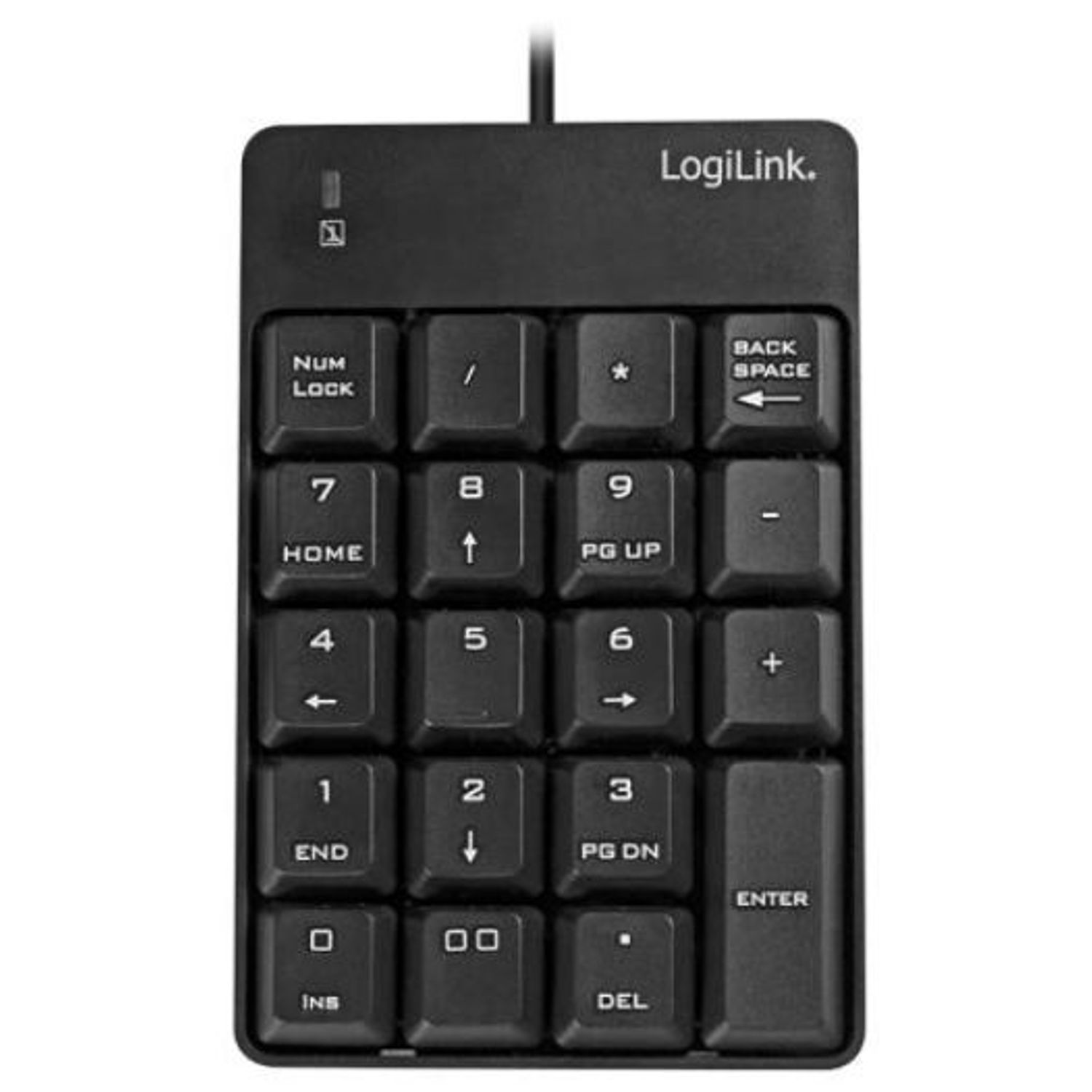 Tastatura numerica LogiLink ID0184, USB (Negru) fotografia produsului