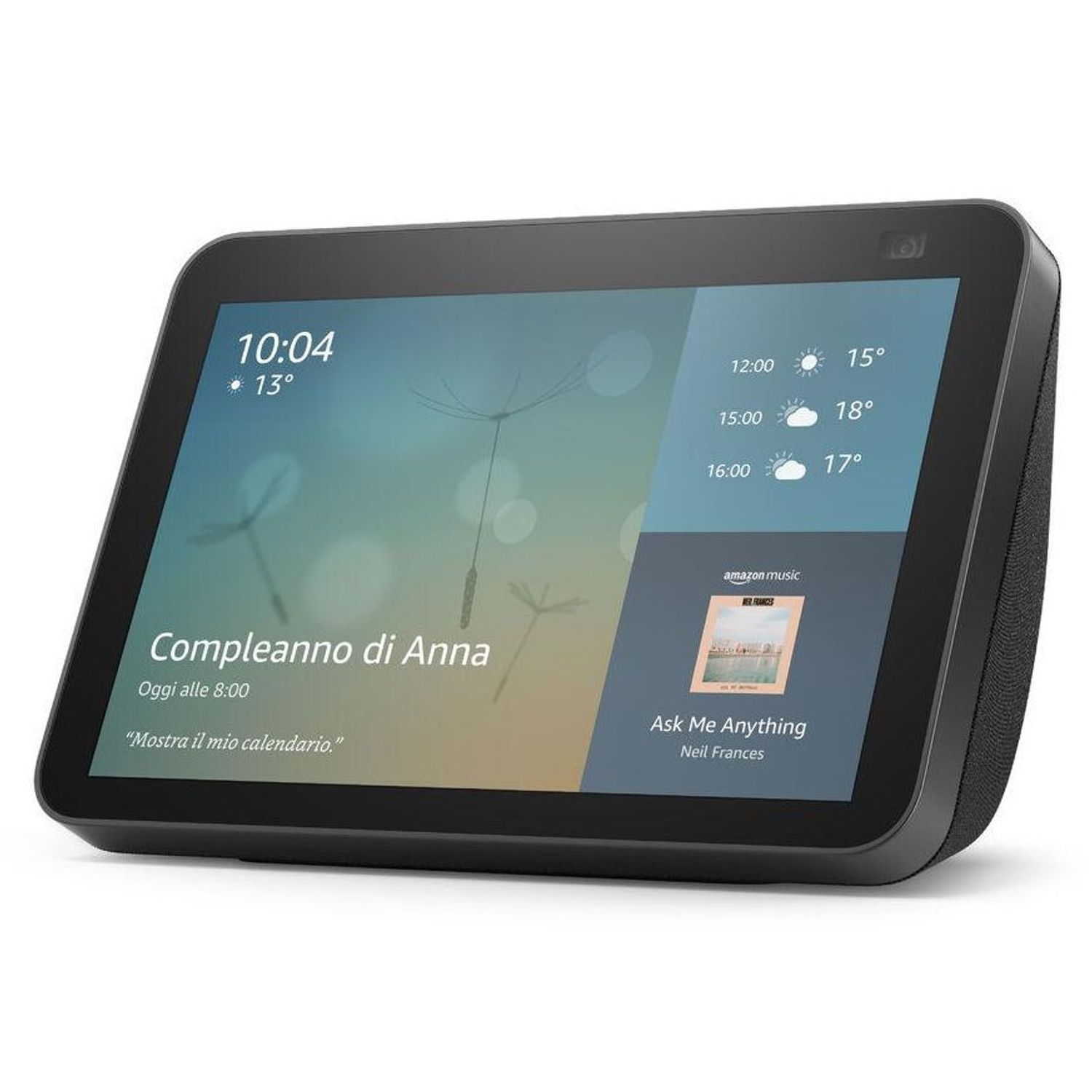 Boxa inteligenta Amazon Echo Show 8 (2nd Gen), Touch Screen 8", Camera 13MP, Bluetooth (Negru) fotografia produsului View 7 L