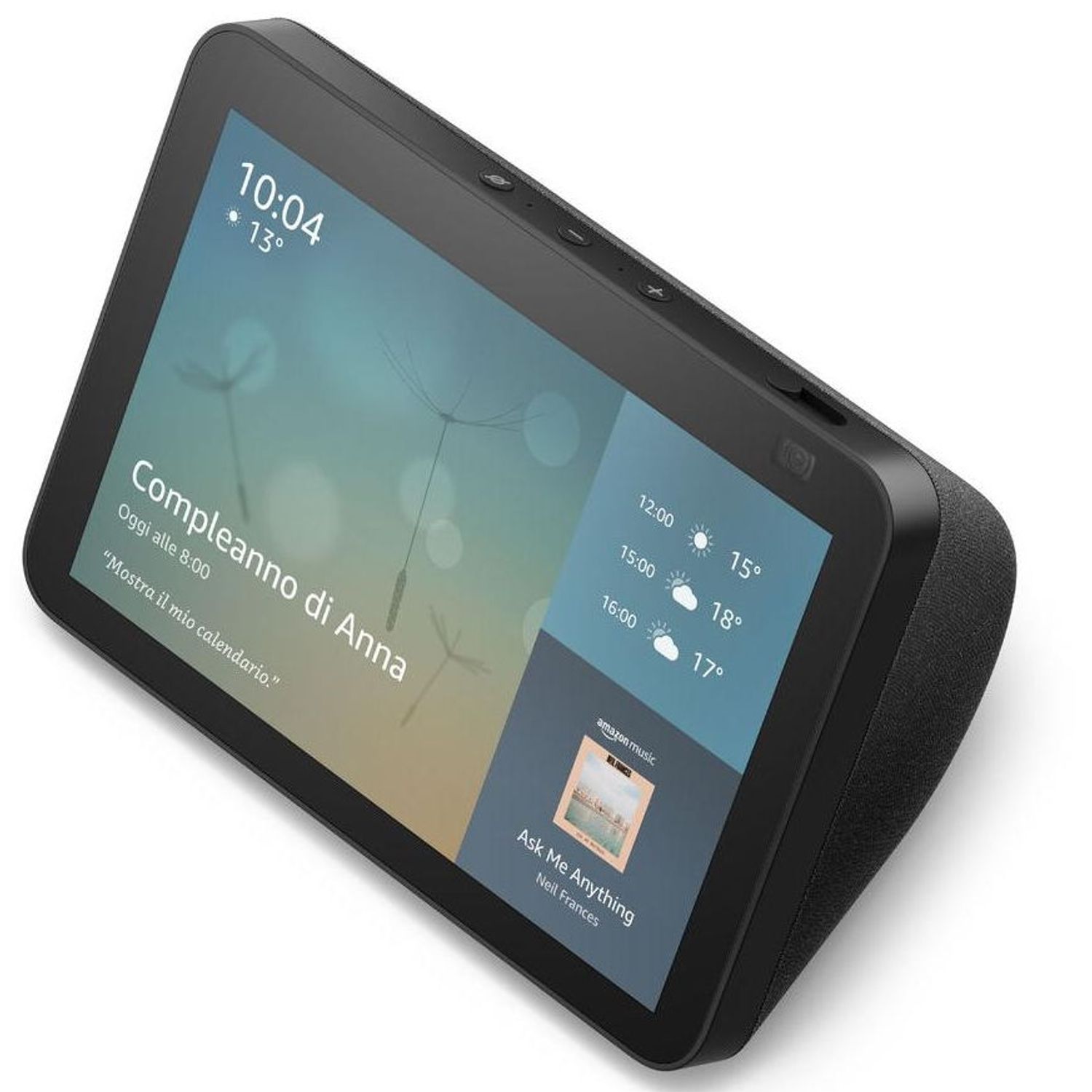 Boxa inteligenta Amazon Echo Show 8 (2nd Gen), Touch Screen 8", Camera 13MP, Bluetooth (Negru) fotografia produsului View 6 L