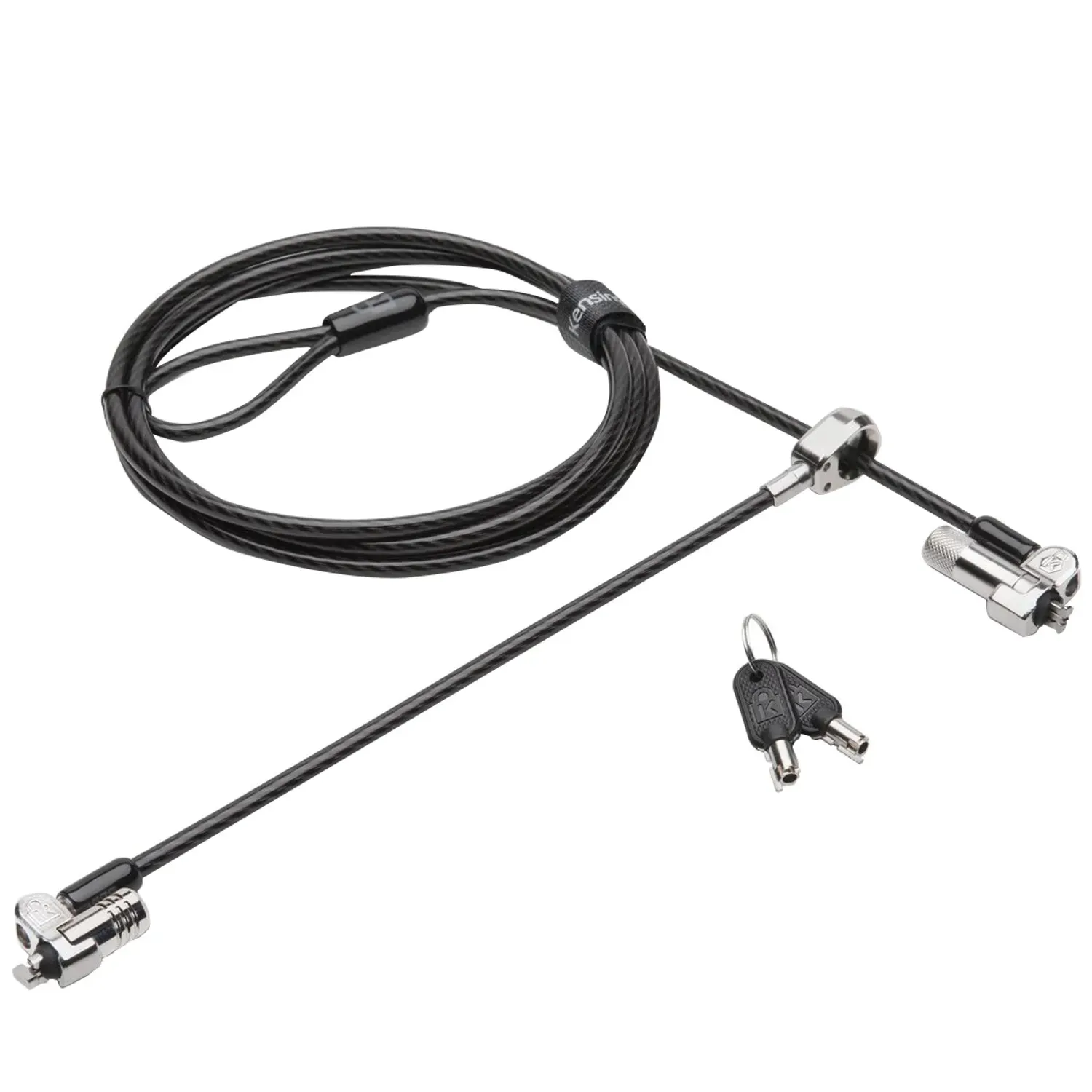 Cablu de securitate Kensington, NanoSaver, cu cheie, cu doua capete fotografia produsului