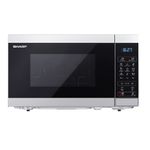 Cuptor cu microunde Sharp YC-MG02E-S, 20L, Gril 1000W, (Argintiu) fotografia produsului