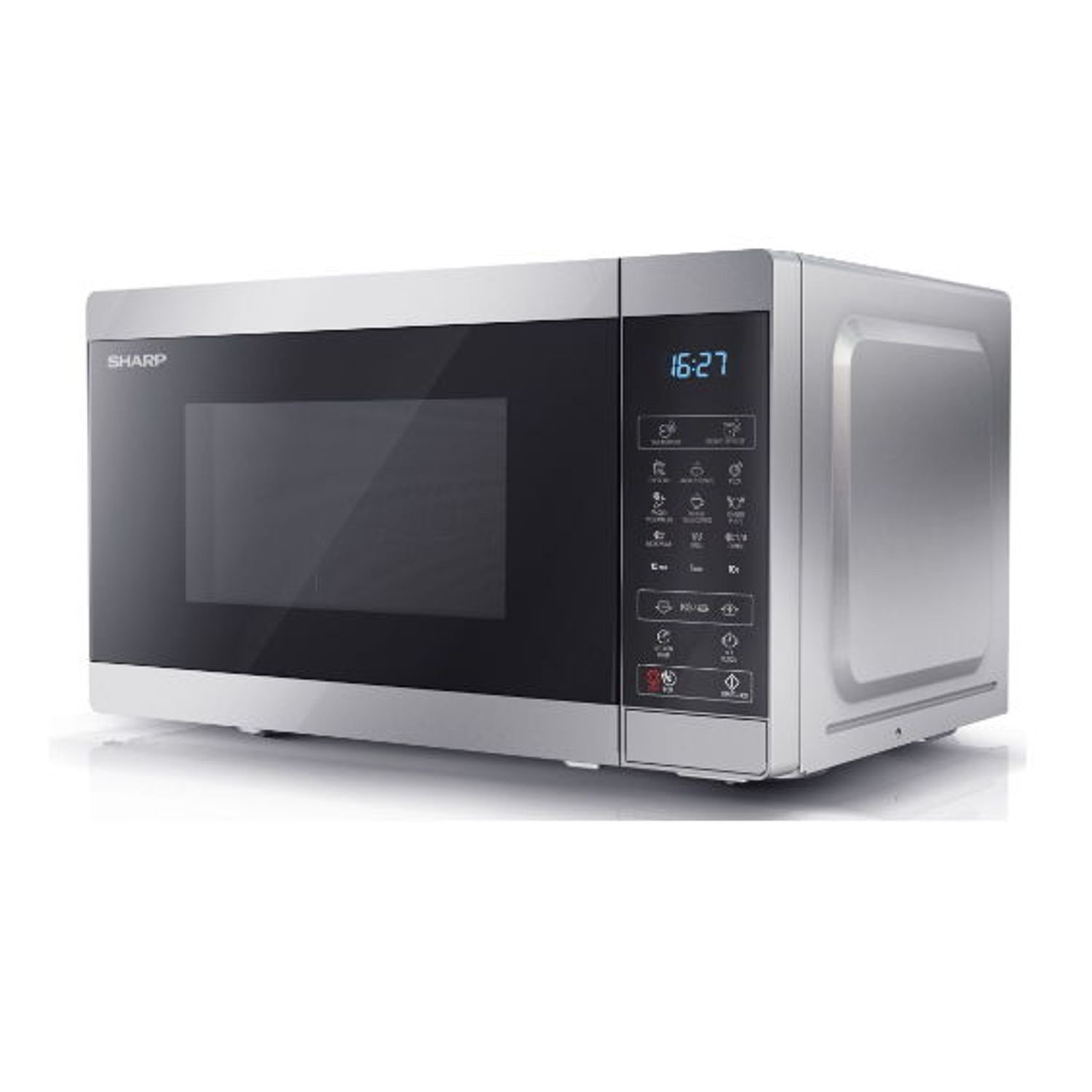 Cuptor cu microunde Sharp YC-MG02E-S, 20L, Gril 1000W, (Argintiu) fotografia produsului View 2 L