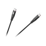 Cablu USB tip C - USB tip C,  100 cm, Rebel RB-6003-100-B fotografia produsului